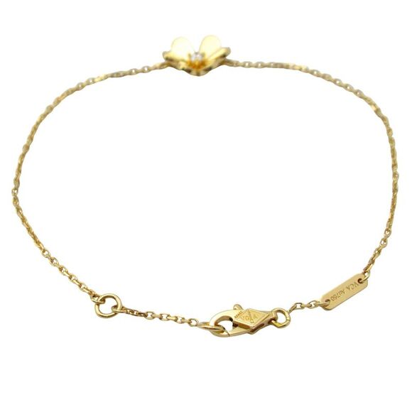 Van Cleef & Arpels Frivole Mini Au750 Diamond Bracelet - Picture 2 of 6